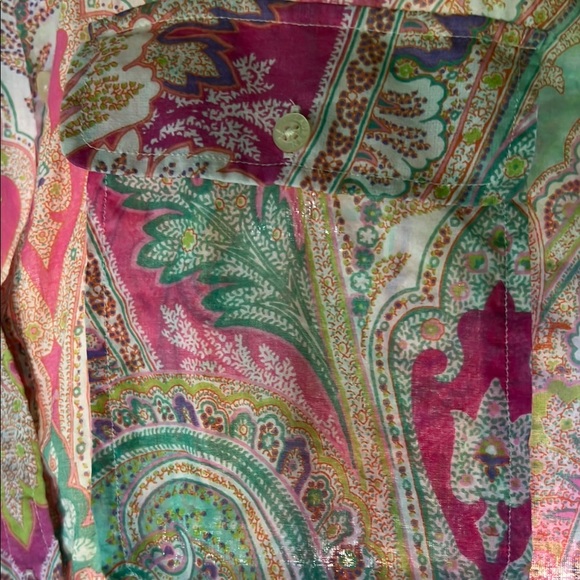 Lauren Ralph Lauren Paisley Shirt - Picture 4 of 9